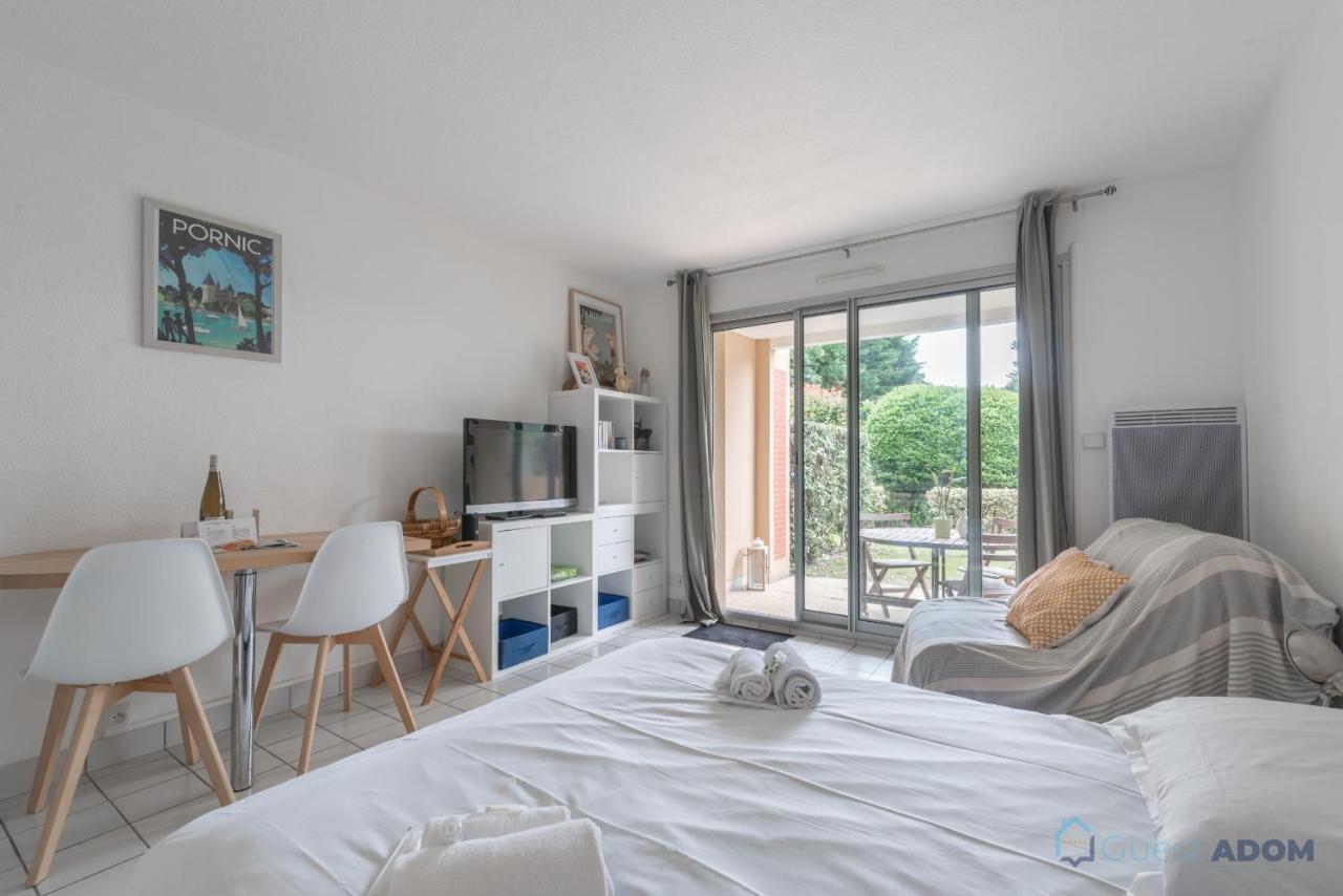 Studio Avec Terrasse Au Golf De Pornic Bagian luar foto